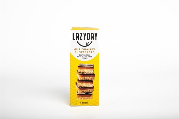 Lazy Days Vegan & Free From Millionaires Shortbread 150g Sale