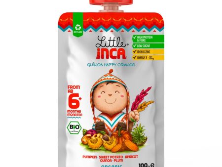 Little Inca 6m+ Organic Quinoa Happy Orange Puree 100g on Sale