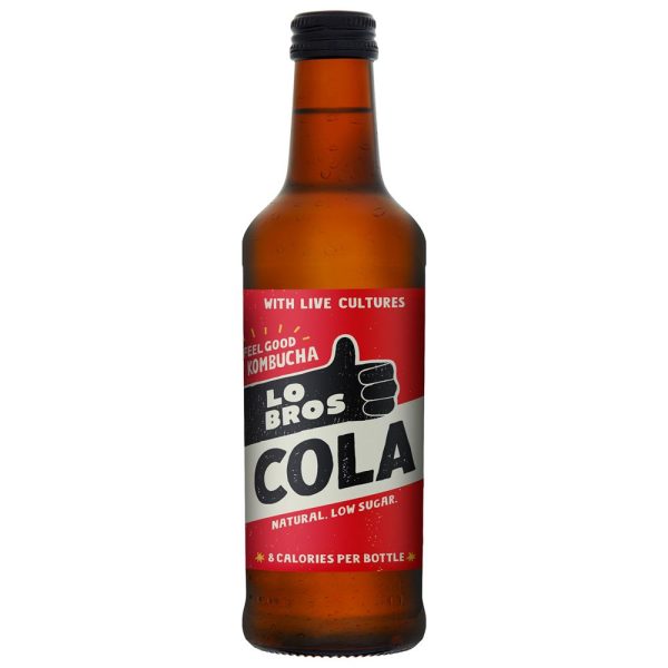 Lo Bros Kombucha Cola Low sugar 330ml Hot on Sale