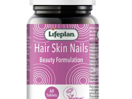 Lifeplan Hair Skin Nails Beauty Formulation x 60 Tablets Supply