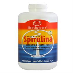 Lifestream Spirulina 500mg 1000 Tablets Online Sale