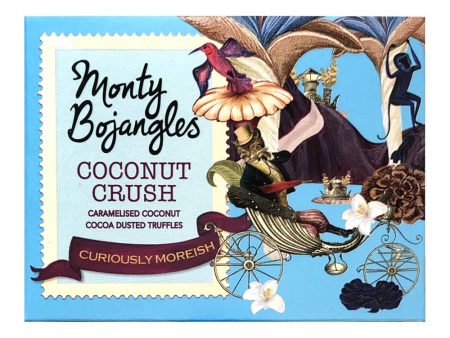 Monty Bojangles Coconut Crush Cocoa Dusted Truffles Gift Cube 150g For Discount