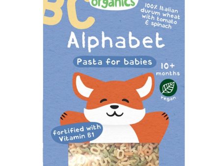 Little Pasta Organics Mini Alphabet Tri-coloured Baby Pasta 10m+ 250g Online