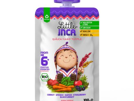 Little Inca 6m+ Organic Quinoa Yummy Purple 100g Supply