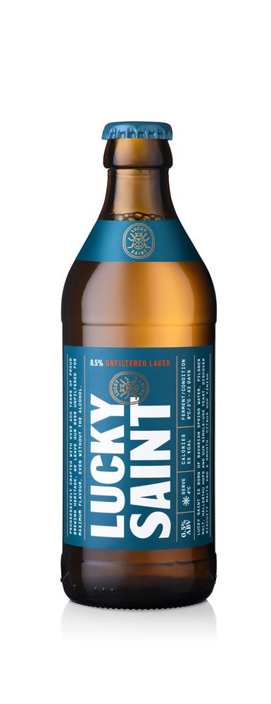 Lucky Saint Superior Unfiltered Alcohol Free Lager Bottle 330ml For Cheap