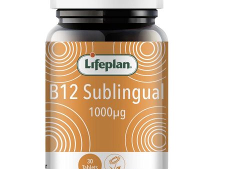 Lifeplan Vitamin B12 1000mcg x 30 Tablets Fashion