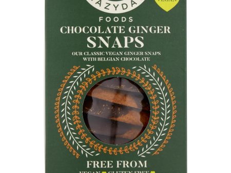 Lazy Days Vegan & Free From Dark Belgian Chocolate Ginger Snaps 125g Cheap