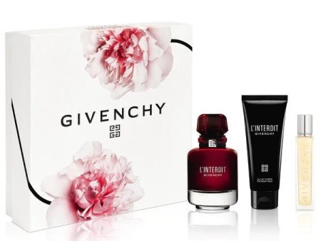 Givenchy L Interdit Rouge EDP 80ml Gift Set Fashion