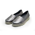 Barani Leather Pumps Ballet Flats 8938-71 Silver Cheap