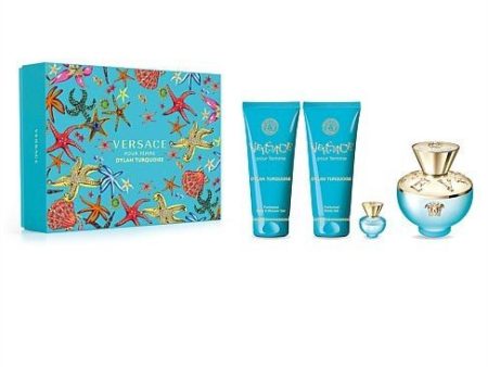 Versace Dylan Turquoise EDT 100ml Gift Set Online Hot Sale