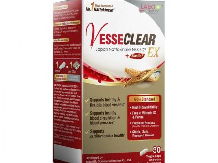 Labo Nutrition VesseCLEAR EX (30 Veggie Caps x 2) Online now