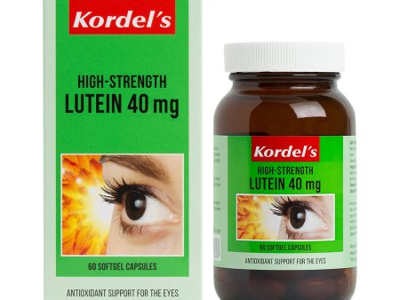 KORDEL S High Strength Lutein 40mg (60 Softgels) Discount