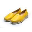 Barani Leather Pumps Ballet Flats 8938-71 Lemon Online now