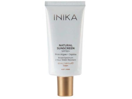 Inika Natural Sunscreen SPF 50+ 50ml Hot on Sale