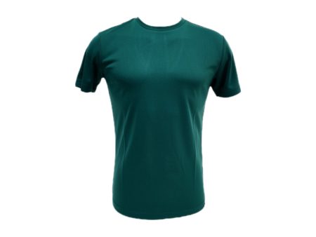 Ashford Round Neck Quick Dry T-Shirt - Dark Green Hot on Sale