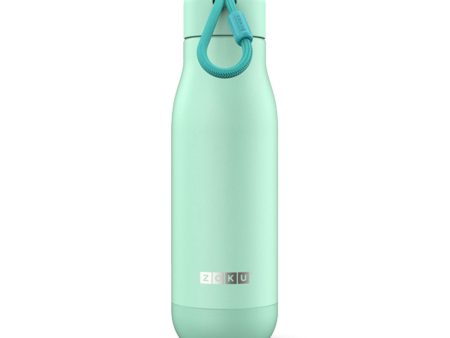 Zoku 18oz Stainless Steel Powder Coated Bottle - Aqua Online Sale