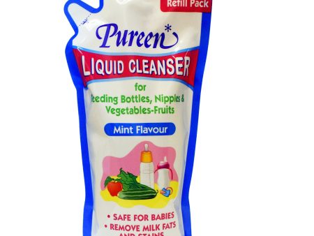 Pureen Liquid Cleanser Refill Pouch Refill Mint 600ml Online Hot Sale