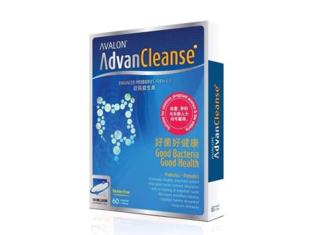 Avalon AdvanCleanse Enchanced Probiotic Formula (60 Vegecaps) on Sale