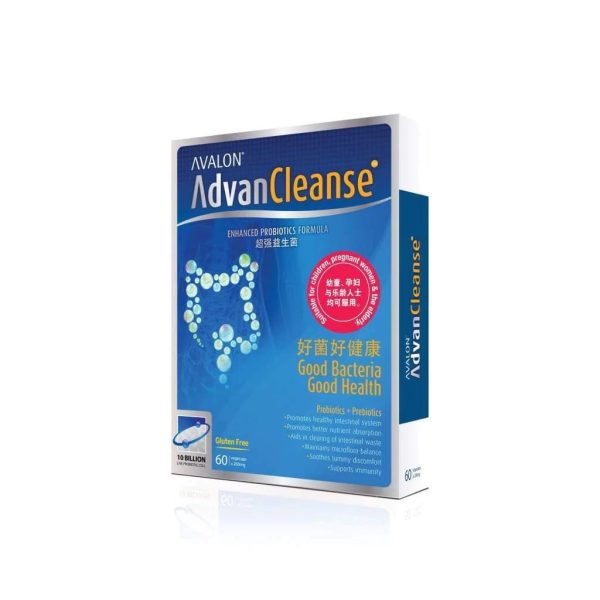 Avalon AdvanCleanse Enchanced Probiotic Formula (60 Vegecaps) on Sale