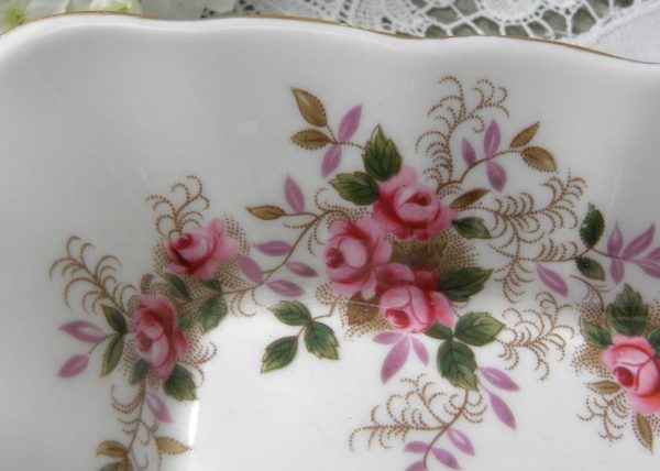 Vintage Royal Albert Trinket Mint Dish Lavender Rose Online now