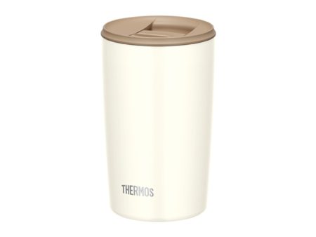 Thermos 0.4L SS Tumbler Cup with Lid - White (JDP-400 WH) Cheap