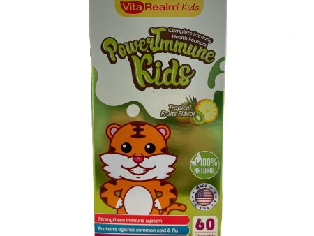 VITA REALM PowerImmune Kids 60 Chewable Tablets on Sale