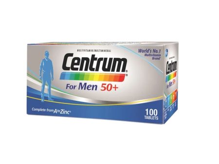 CENTRUM for Men 50+ 100 Tablets Supply