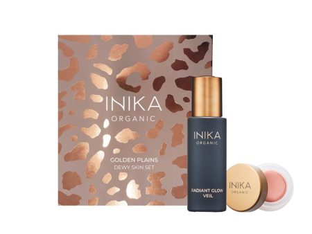 INIKA Golden Plains Dewy Skin Set Xmas 23 Sale