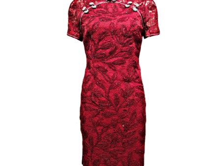 i-SHANGHAI Cheongsam - Maroon Fashion