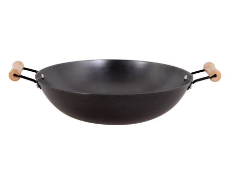 La gourmet 32cm Nitriding Cast Iron Wok (LGMCWCI347688) Online