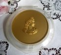 Vintage Ladies Powder Compact with Roman Bust in Gold For Discount