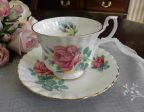 Royal Albert Sweetheart Roses Elizabeth Teacup and Saucer For Cheap