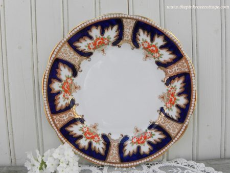 1930 s Vintage Royal Albert Cobalt Luncheon Plate Royalty Online now