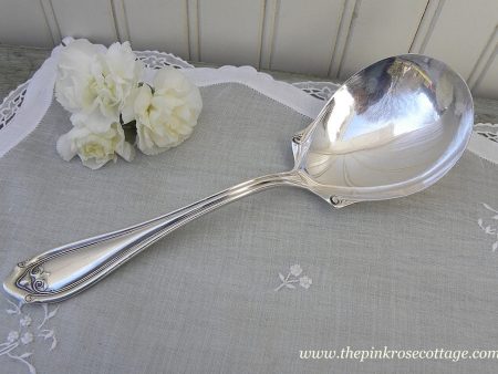 Antique Wm A Rogers Silver Plated Abington Berry Serving Spoon For Discount