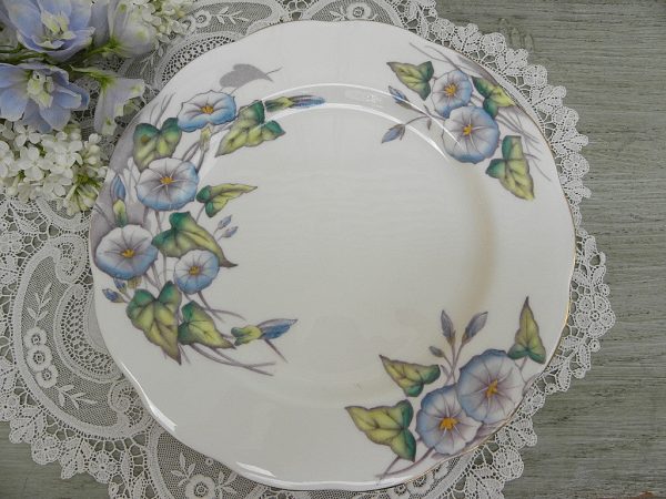 Royal Albert Flower of the Month Series  Morning Glory  Plate For Discount