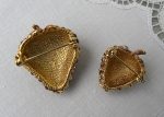 Pair of Ciner Vintage Red Rhinestone Strawberries Strawberry Pins For Cheap