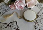 Vintage Pocket Watch Style Guilloche Ladies Powder Compact Supply