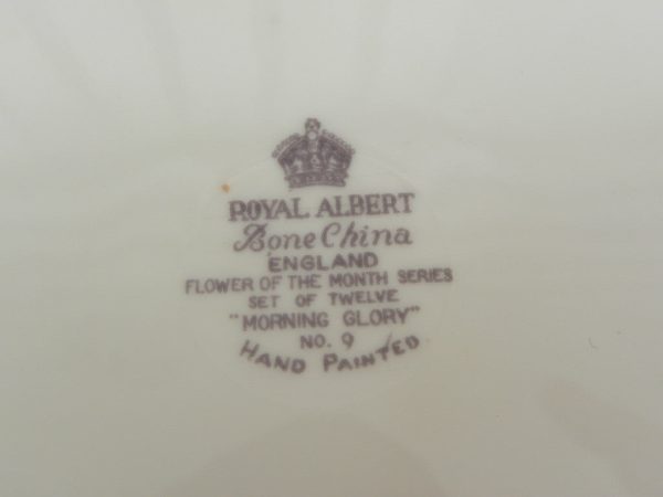 Royal Albert Flower of the Month Series  Morning Glory  Plate For Discount