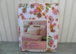 NIP Vintage Perma-Prest Fantasia Pink Daisy Full Flat Sheet Online Hot Sale