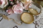 Vintage Pocket Watch Style Guilloche Ladies Powder Compact Supply