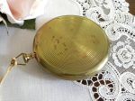 Vintage Pocket Watch Style Guilloche Ladies Powder Compact Supply