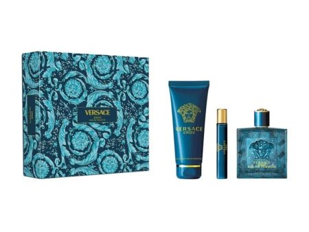 Versace Eros Pour Homme EDT Gift Set Xmas 24 For Sale